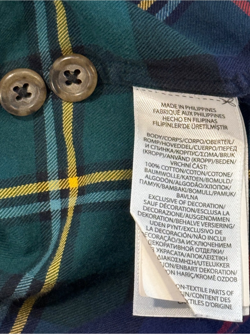 Polo Ralph Lauren Plaid Flannel Shirt XL Classic Fit Equestrian Preppy Button Up - Picture 12 of 13
